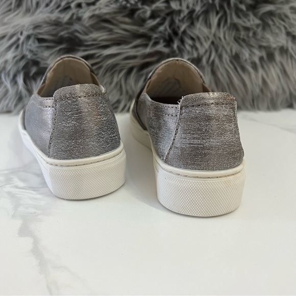 THE FLEXX  women’s gray leather woven slip on sneakers size 6 - Picture 8 of 9